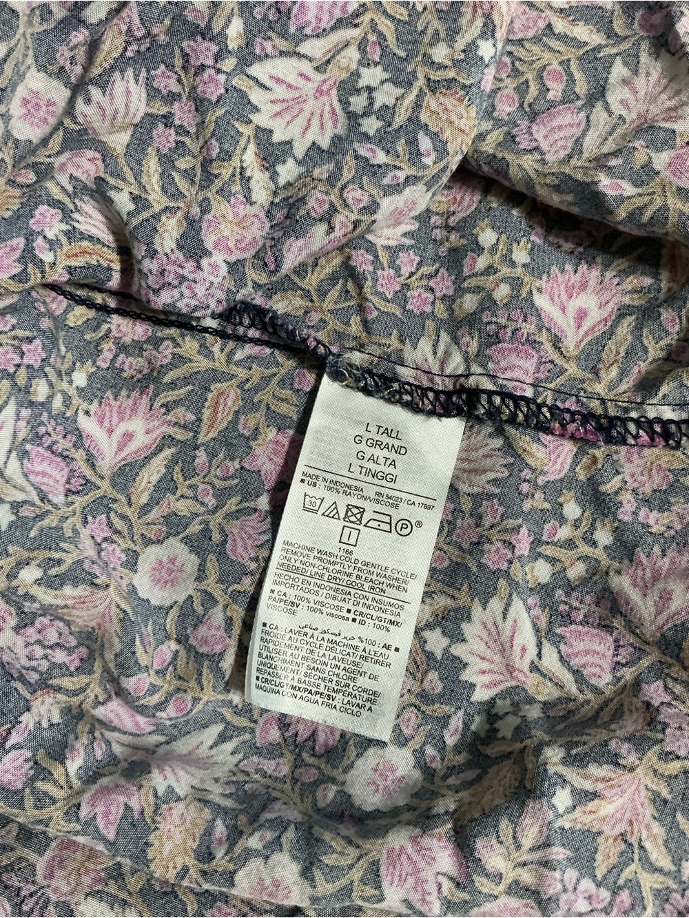 Smocked Floral Pink Maxi Dress with Stretch Waist - Picture 9 of 11